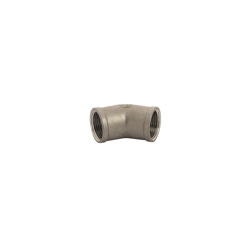 QS050705 - VETUS Winkelverschraubung 45° G3/4' Innengewinde, Inox