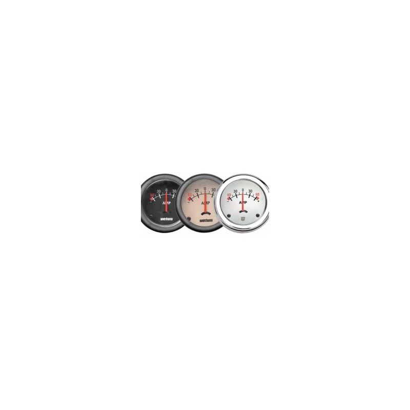 AMPB - Amperemesser, schwarz 12/24 Volt