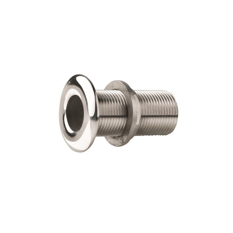 QD05MC-NN - VETUS Borddurchführung, abgerundet, Inox polier G3/8'