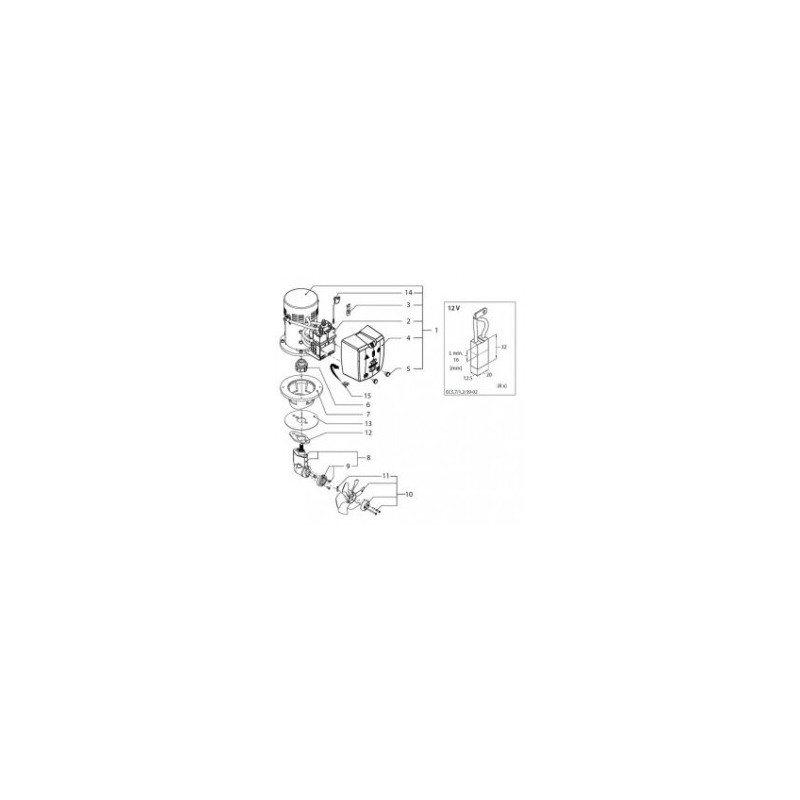 BP256 - VETUS Schmelz-Sicherung Bugschraube 5 A