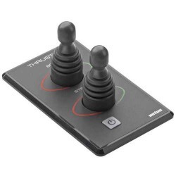 BPJDE2 - VETUS Bugschraubenpaneel mit 2 Joystickschaltern mit Zeitverzögerung