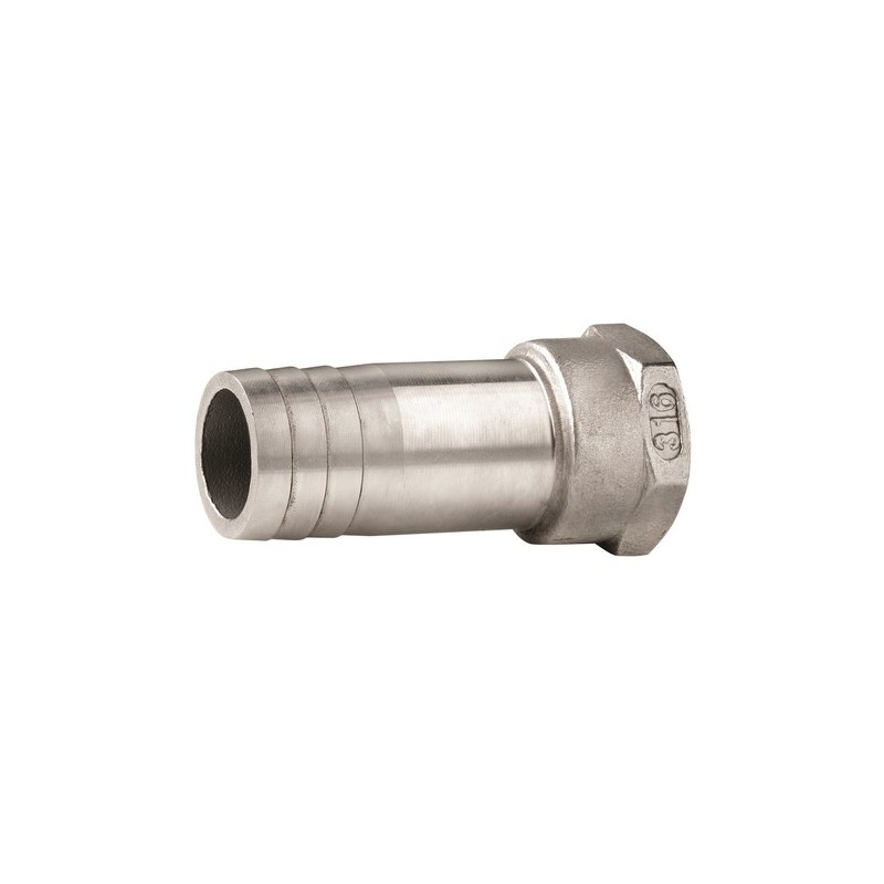 QA05FD-20 , VETUS Schlauchtülle G1/2'-20mm Innengewinde, Inox