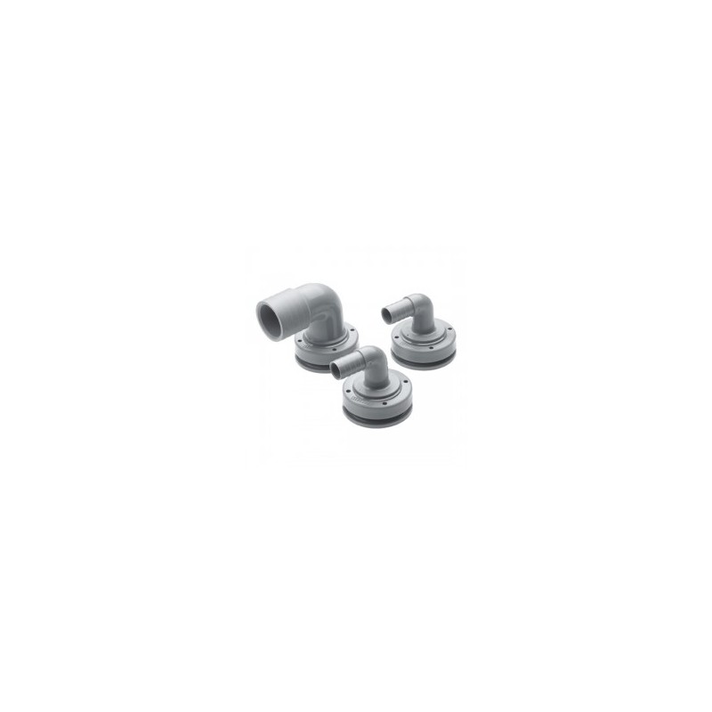FT38B - Schlauchanschluss D 38mm, gebogen, für flexible Tanks