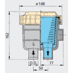 FTR330/13 - Kühlwasserfilter, Typ 330/12.7 mm.