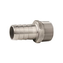 QA05MG-38, VETUS Schlauchtülle G 11/4'- D 38mm, Aussengewinde Inox