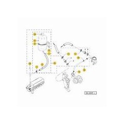 STM7683 - VETUS Anscluss Set für Wärmetauscher, Motor M4.15/17/35/45/55/56