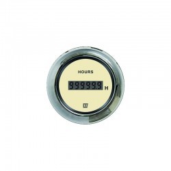 HOURCN - VETUS Stundenzähler, Digital, Creme, 12/24 Volt