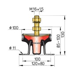 MITSTEUN - VETUS Hydro Dämpfer
