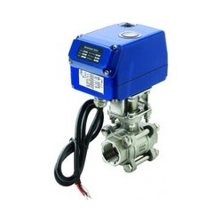 MV12A11/2 - VETUS Kugelhahn mit elektr. Stellantrieb 12 Volt / 1 1/2"