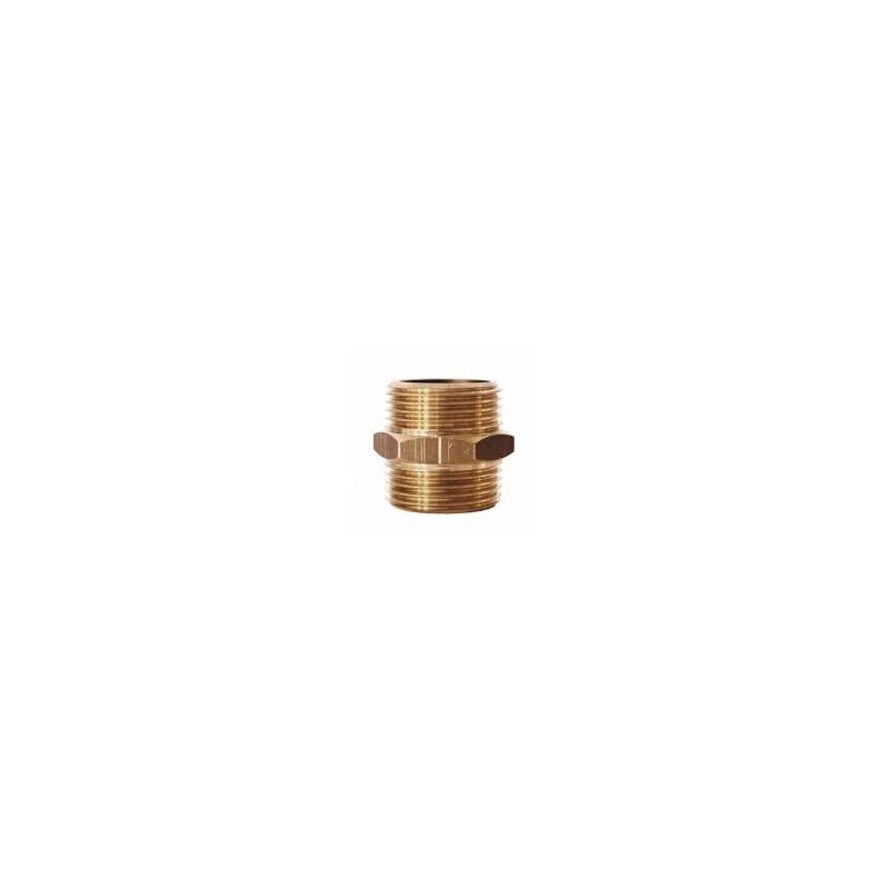 NIPPEL3/4 - Verbindungsnippel mit 2 X Aussengewinde 3/4" Messing