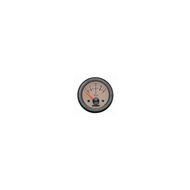 OIL12W - VETUS Oeldruckmesser beige , 12 Volt (0-8 kg/cm2)
