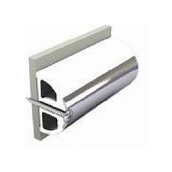 POLY4SW - VETUS Vinyl Scheuerleiste weiß, Typ POLY4S, 40 x 31 mm. Ohne Edelstahleinlage