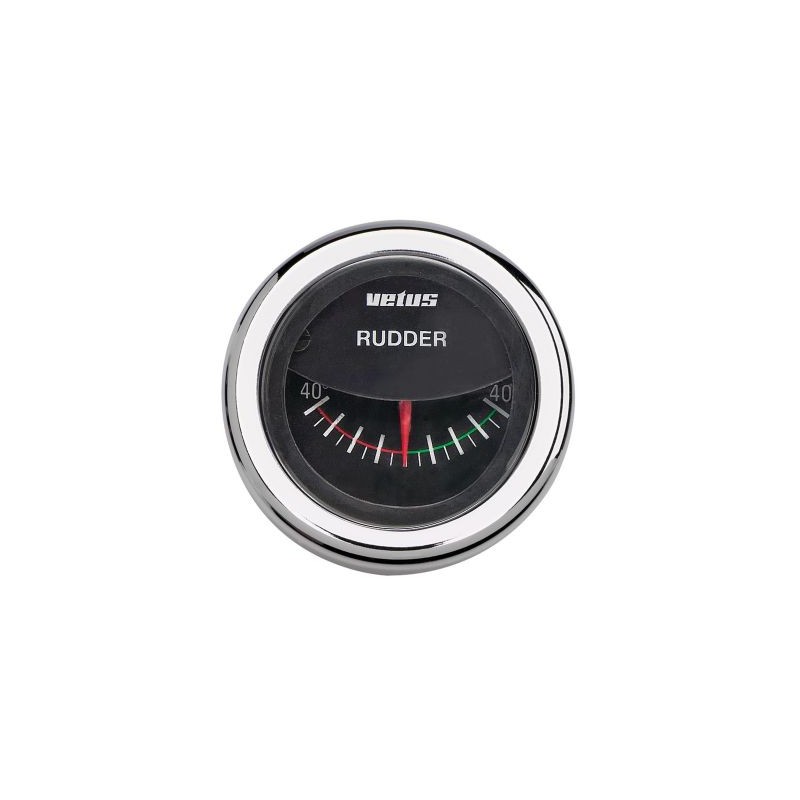 RPI1800B - VETUS Ruderstandsanzeiger, Ableseinstrument, schwarz, 12/24 VOLT