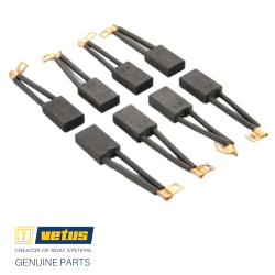 SET0130 - VETUS Kohlenbürsten für BOW160, Set 4 Stk.12.5 x 28 x 20