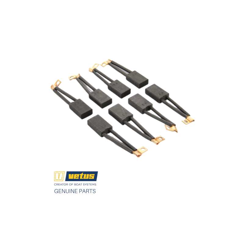 SET0130 - VETUS Kohlenbürsten für BOW160, Set 4 Stk.12.5 x 28 x 20