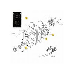MPA10 - VETUS Motorinstrumententafel MPA10, mit 6 Warnleuchte 12 V