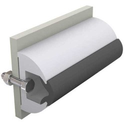 STRIPD - VETUS Keder dunkelgrau, Rolle 20m
