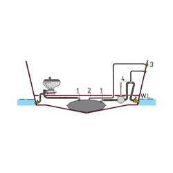 TANKV70 - VETUS Flexible Schmutzwassertank 70 Liter