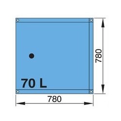 TANKW70 - VETUS Flexible Wassertank 70 Liter
