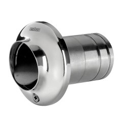 TRC40SV - VETUS Auspuffdurchführung Edelstahl mit Rückschlagklappe / 40 mm