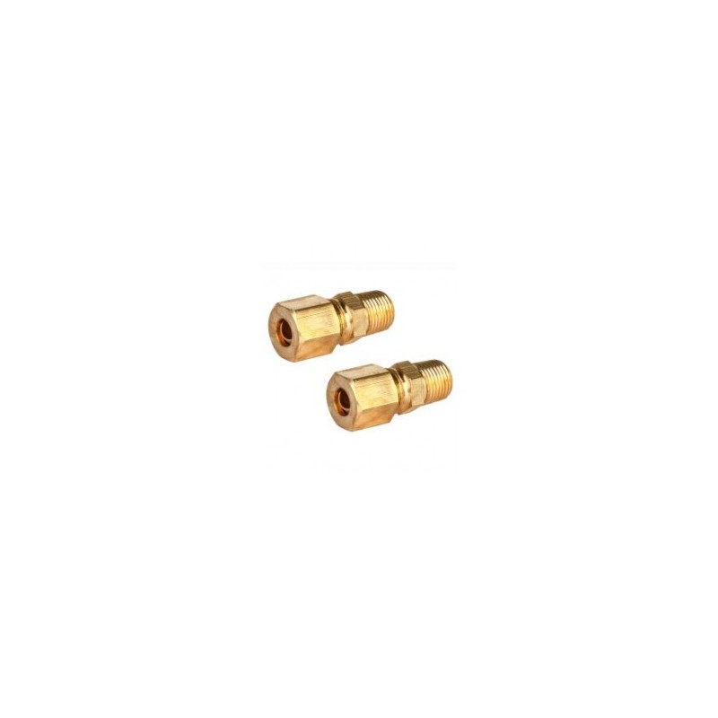 HS1039MS - VETUS Set Kupplungsstück Messing, 1/4"bsp, 10mm