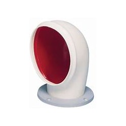 LIBECS - VETUS Windhutze mit roter Innenseite, inkl. Kunstoff Ring (fest)