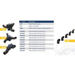 Y3V - VETUS Kunststoff Dreiwegehhahn, ohne Anschlüsse