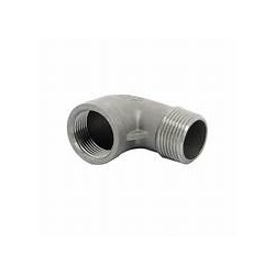 QS050104 - VETUS Winkelverschraubung 90°, Inox, G 1/2", Innen - Aussengewinde