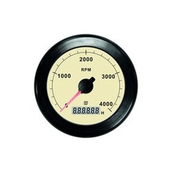TACHN4000 - VETUS Drehzahlmesser mit Stundenzähler, creme, 0-4'000U/min